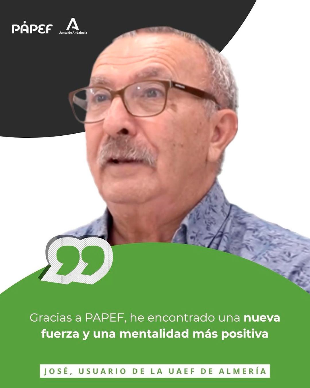 PAPEF Andalucía. Testimonio José Instagram